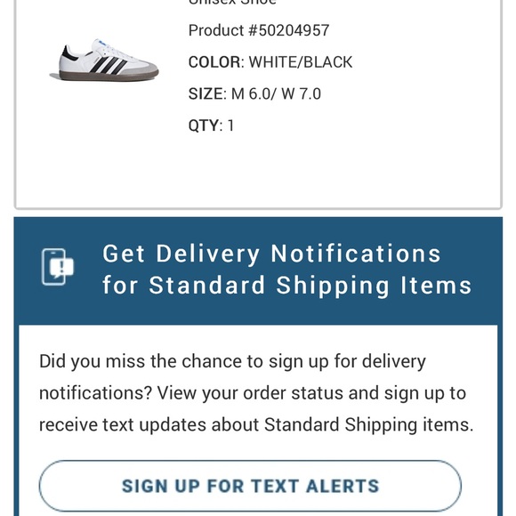 Adidas Samba White Black Tan Sneakers - Picture 7 of 7